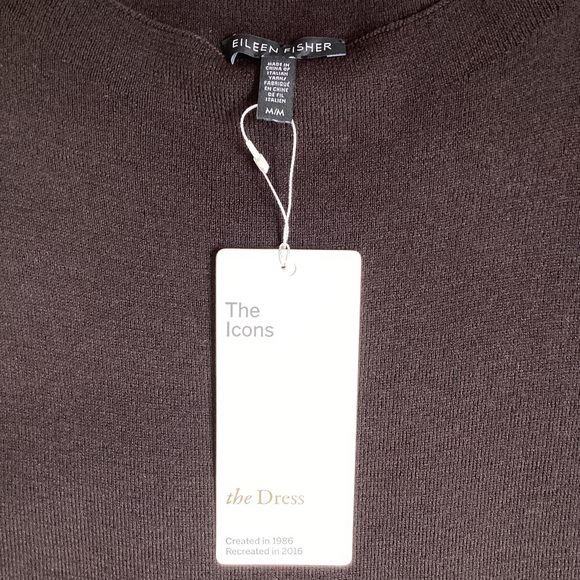 NWT - Eileen Fisher Dress and Cardigan Set from the Icons Collection - Picture 3 of 16
